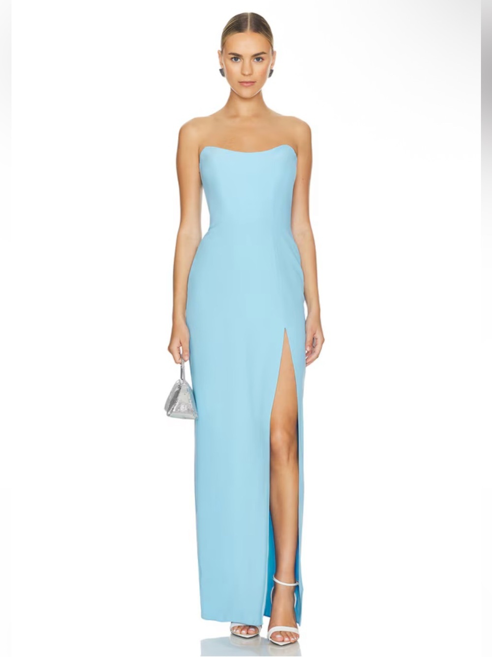 Amanda Uprichard x REVOLVE Chamberlain Maxi Dress in Pacific Size S